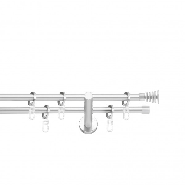 Stilgarnitur Gap, Ø 19mm, 2-lauf chrom-matt