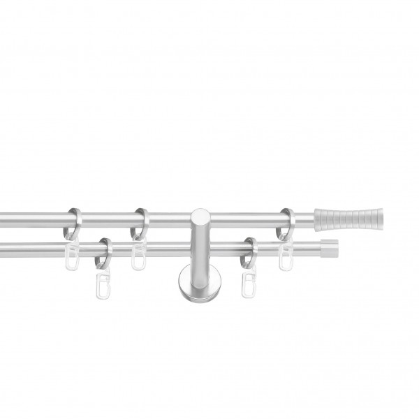 Stilgarnitur Nancy, 19mm, 2-lauf chrom-matt