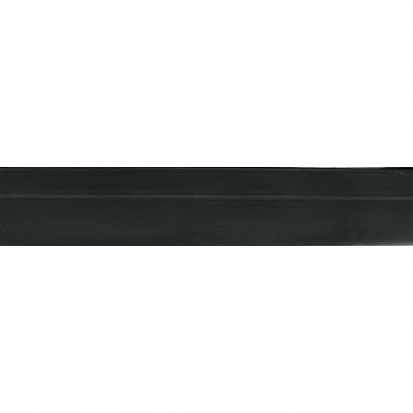 Vorhangschiene SH Set 3-läufig schwarz, Gardinenschiene, vorgebohrt m. Blende schwarz 5cm, Komplettes Zubehör und Röllchen